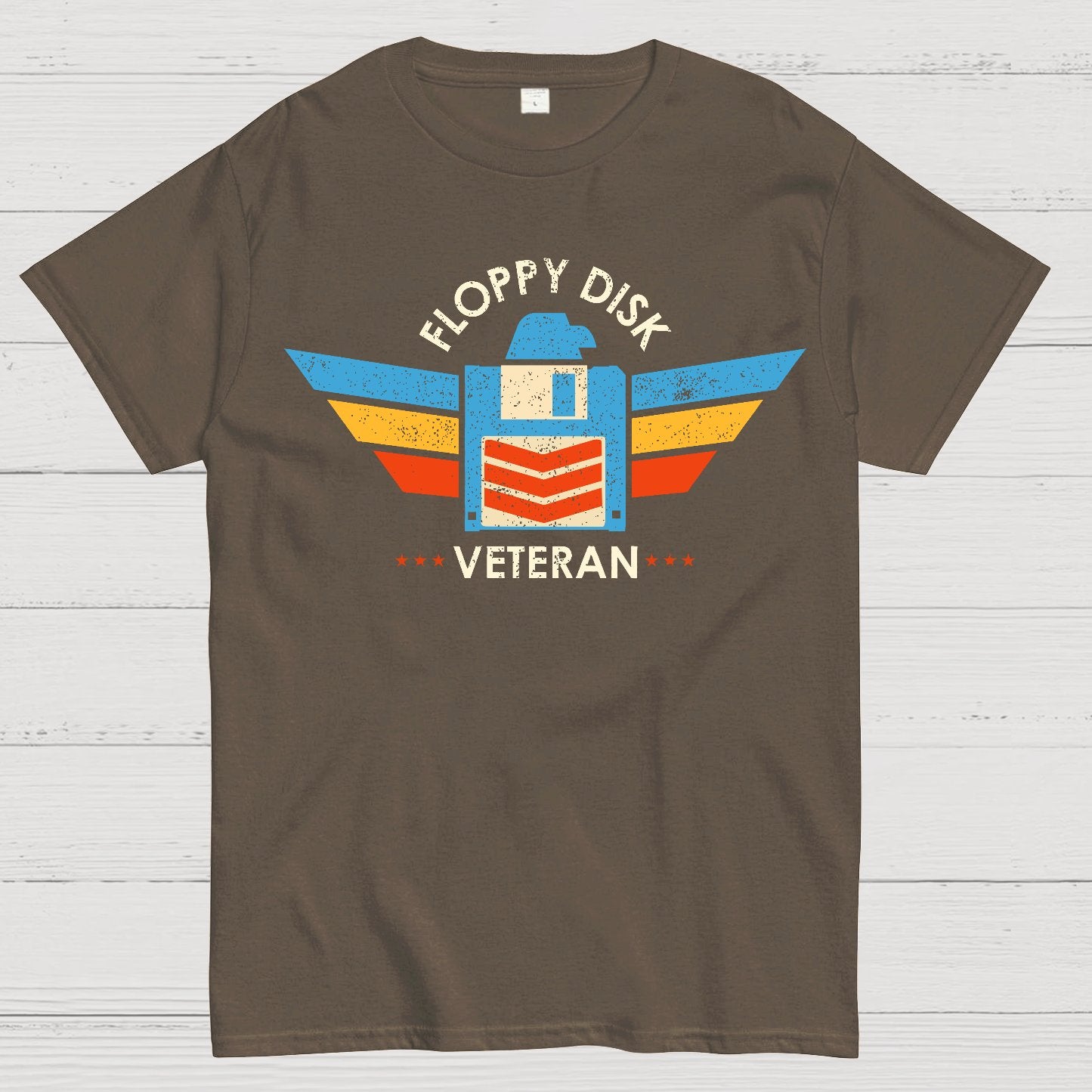 Floppy Disk Veteran Geek T-Shirt