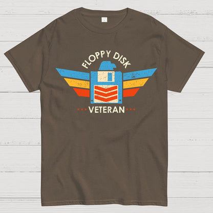 Floppy Disk Veteran Geek T-Shirt