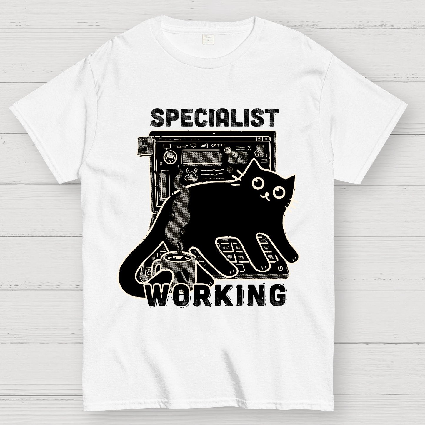 Specialist Working Geek T-Shirt