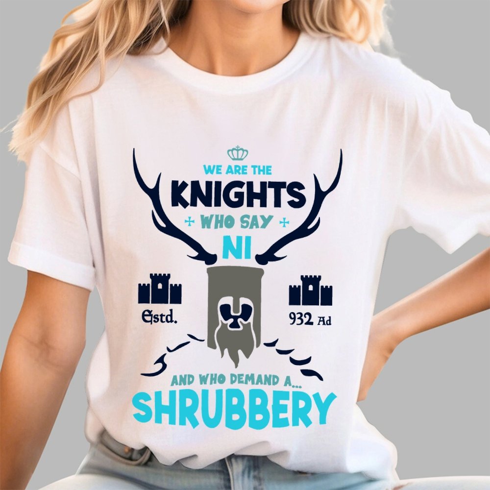 We are the knights who say… HAHA Geek T-Shirt