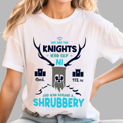 We are the knights who say… HAHA Geek T-Shirt