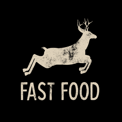 Fast Food Deer Funny Joke Hunting Geek T-Shirt