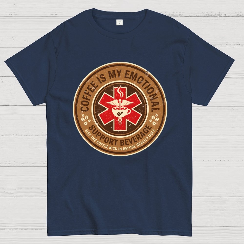 Coffee Is My Emotional Geek T-Shirt