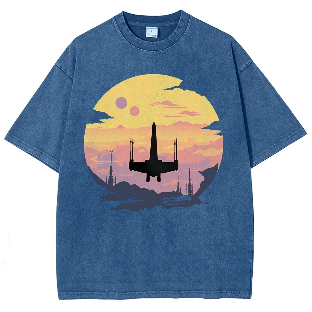 Rogue Fighter Vintage Distressed T-shirt