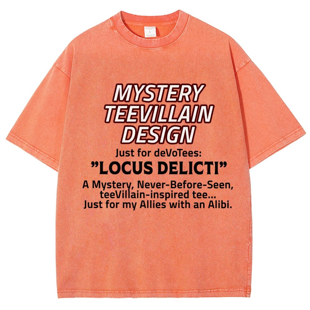 Locus Delicti Vintage Distressed T-shirt