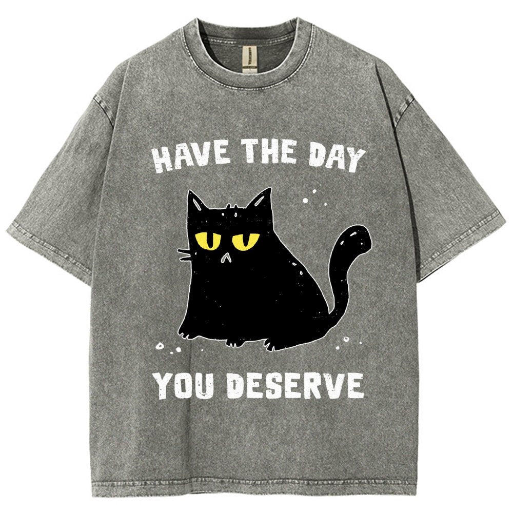 Karma Kitten Vintage Distressed T-shirt