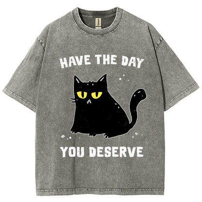 Karma Kitten Vintage Distressed T-shirt