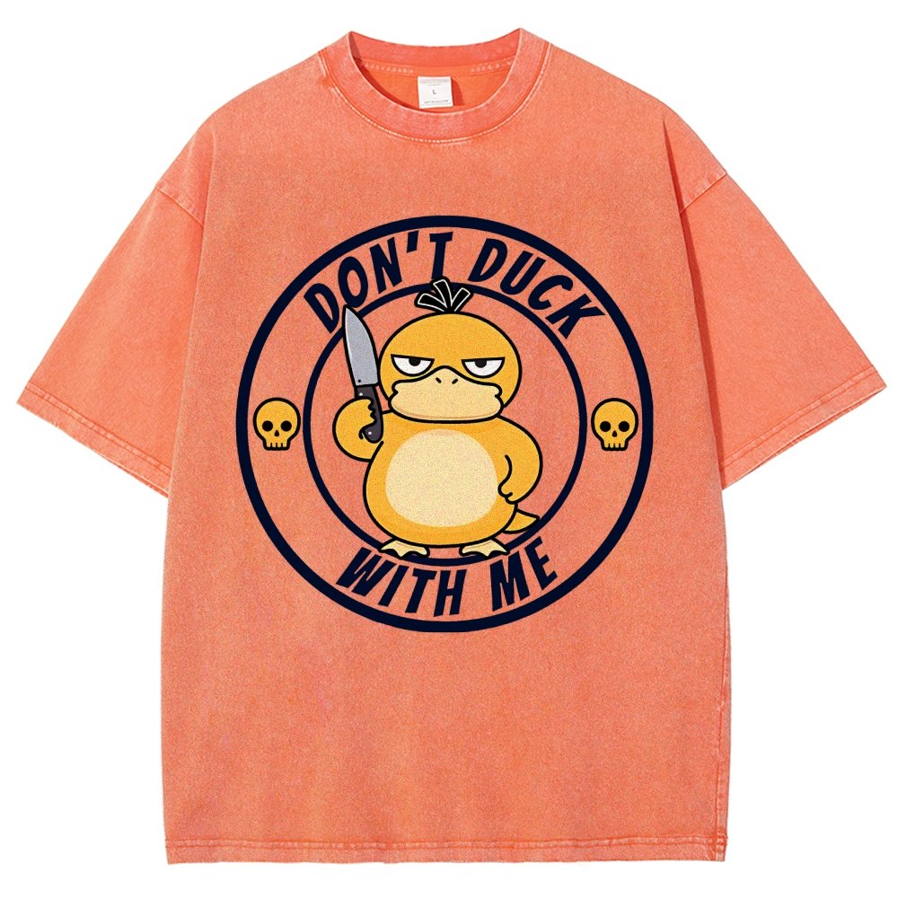 Don't Duck With Me Vintage Distressed T-shirt