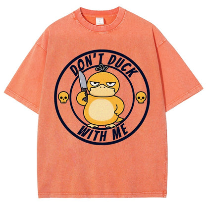 Don't Duck With Me Vintage Distressed T-shirt