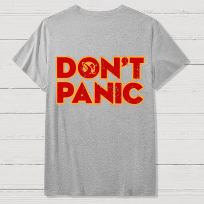 Dont Panic  Back Printing Geek T-Shirt