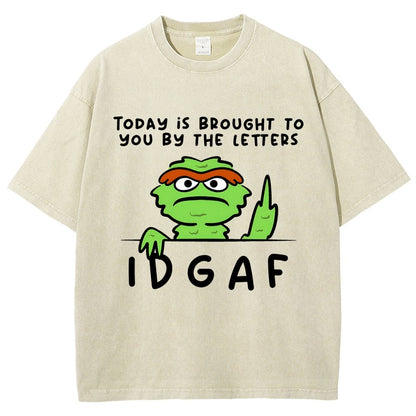 IDGAF Vintage Distressed T-shirt
