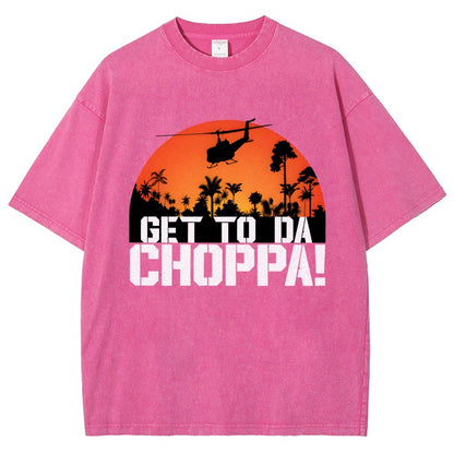Get To The Chopper Vintage Distressed T-shirt