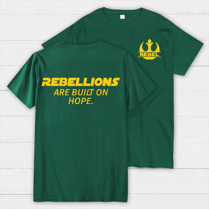 Live On Front And Back Printing Geek T-Shirt