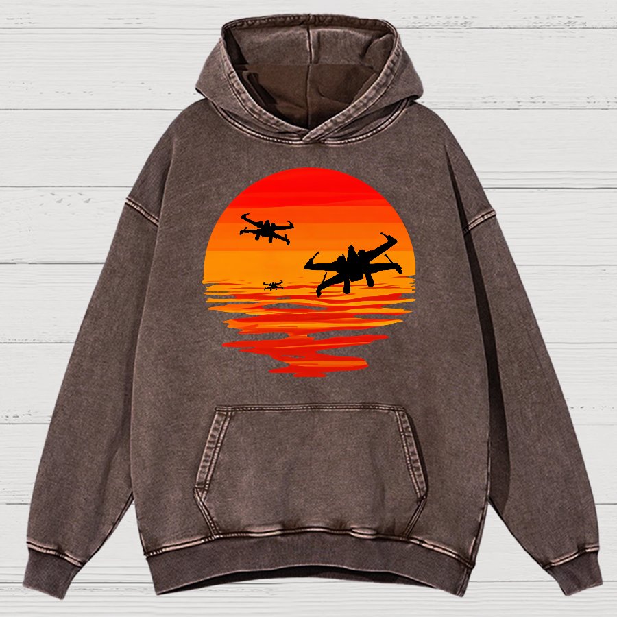 Geek Vintage Distressed Hoodie