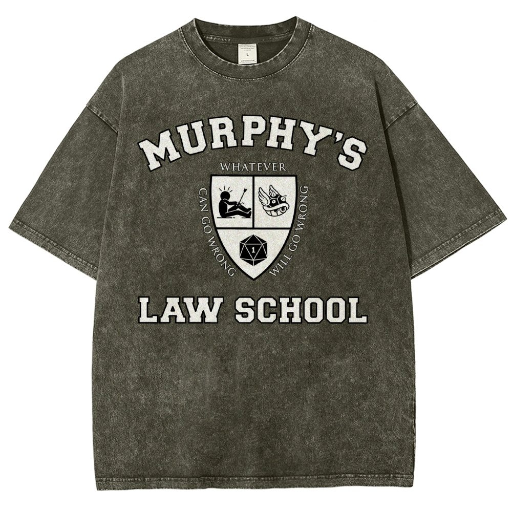 Murphy's Law School Vintage Distressed T-shirt