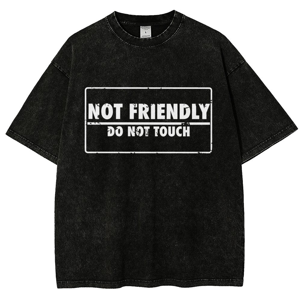 Not friendly stamp Vintage Distressed T-shirt