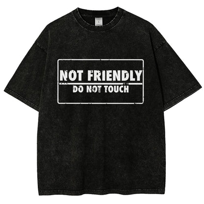 Not friendly stamp Vintage Distressed T-shirt