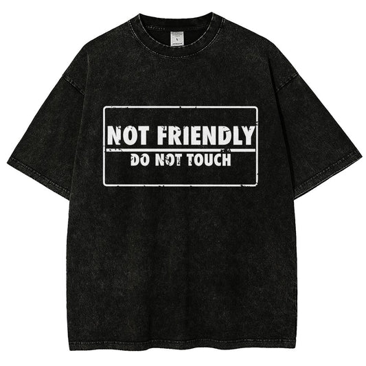 Not friendly stamp Vintage Distressed T-shirt