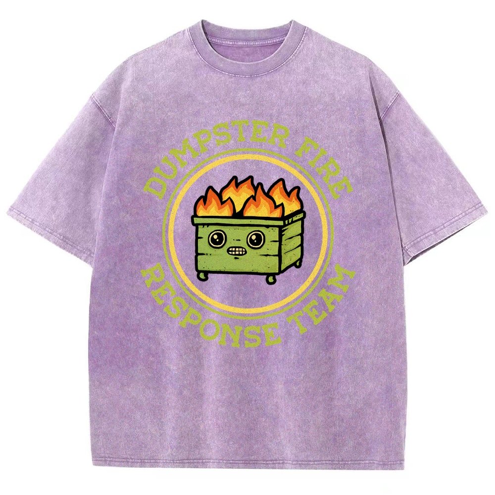 Dumpster Fire Response Team Vintage Distressed T-shirt