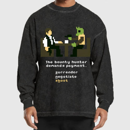 Shoot First Washed Long Sleeve Tee