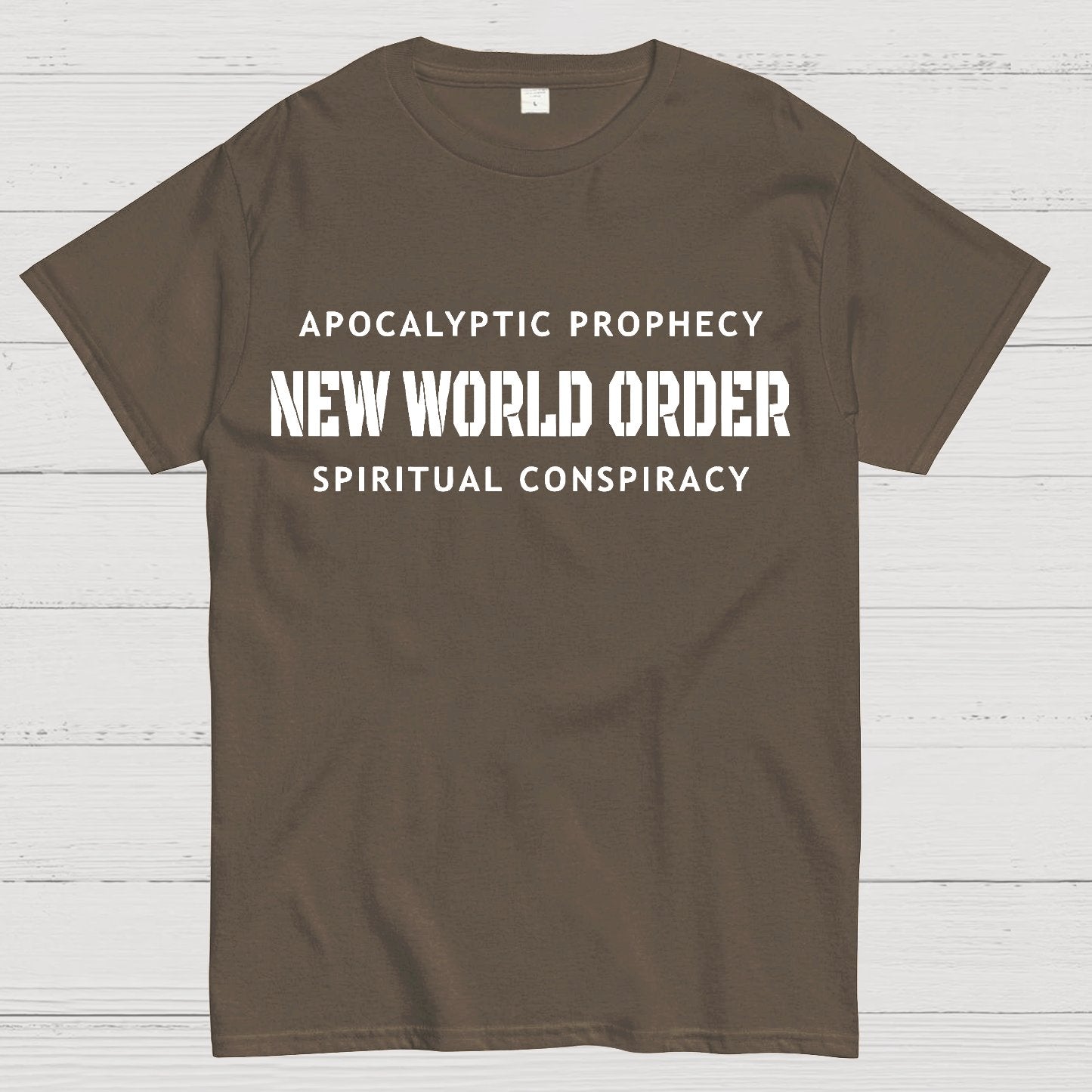 New World Order Spiritual Conspiracy Geek T-Shirt