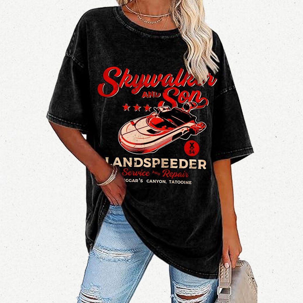 Speeder Shop Vintage Distressed T-shirt