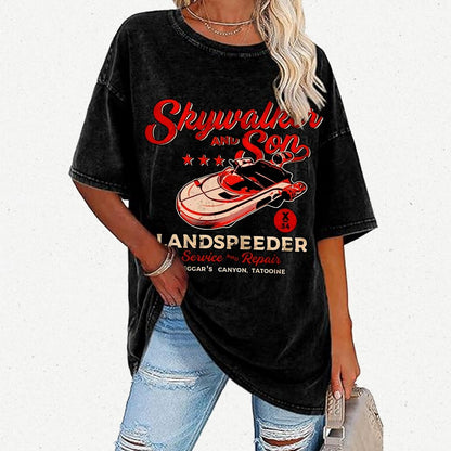 Speeder Shop Vintage Distressed T-shirt
