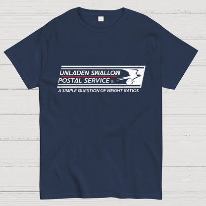 Unladen Swallow Postal Service Geek T-Shirt