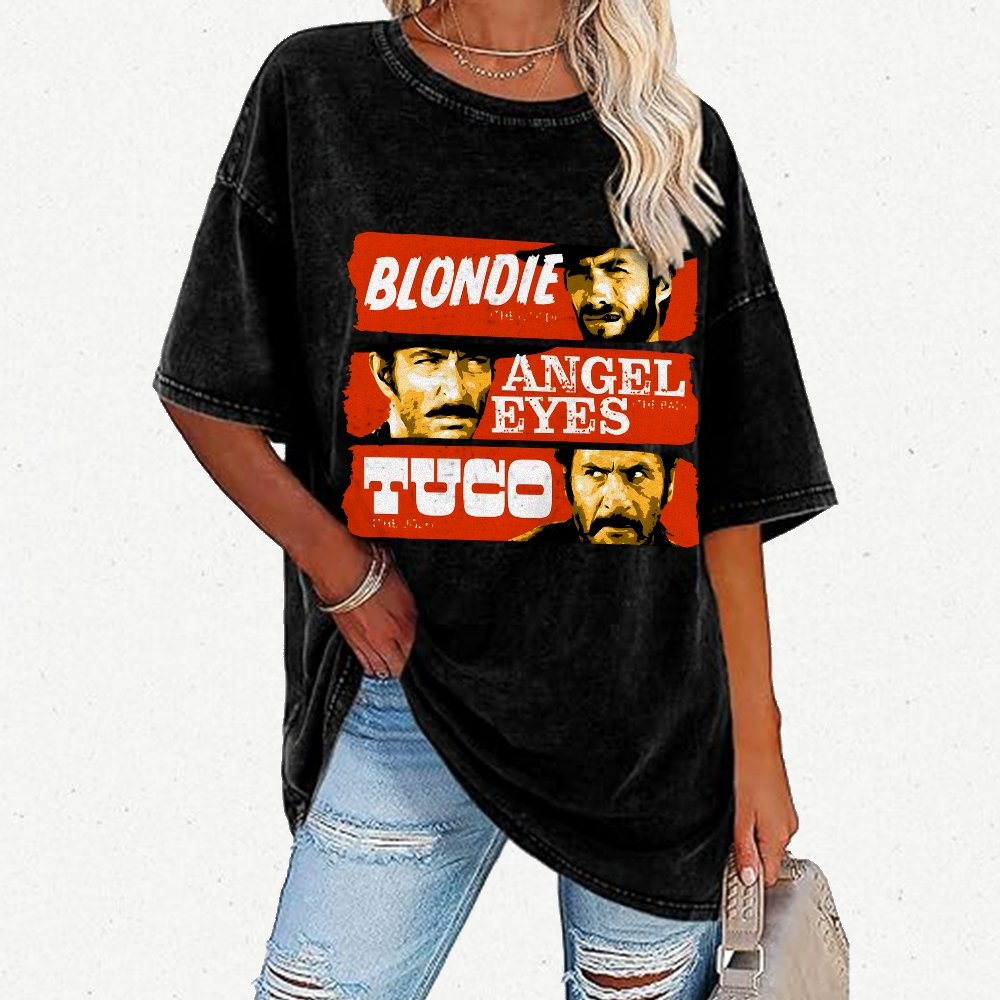 Blonde Angel Tuco Vintage Distressed T-shirt