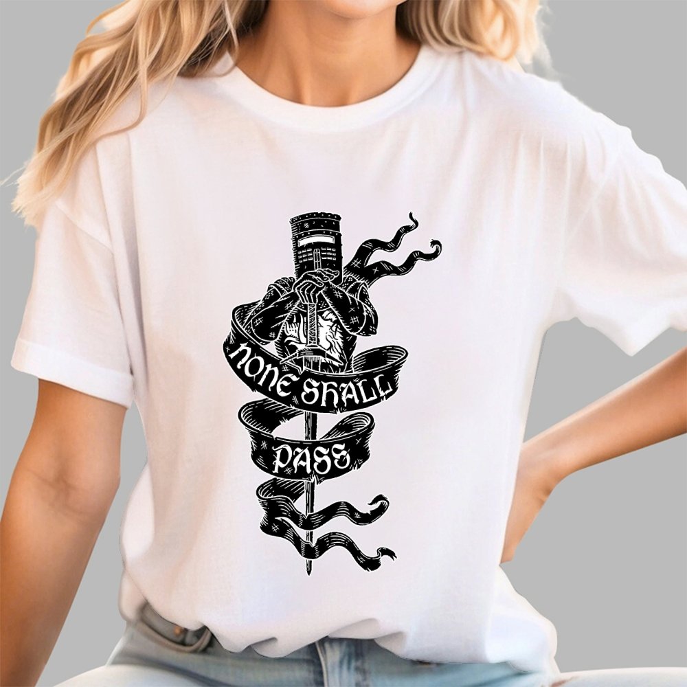 None Shall Pass Geek T-Shirt