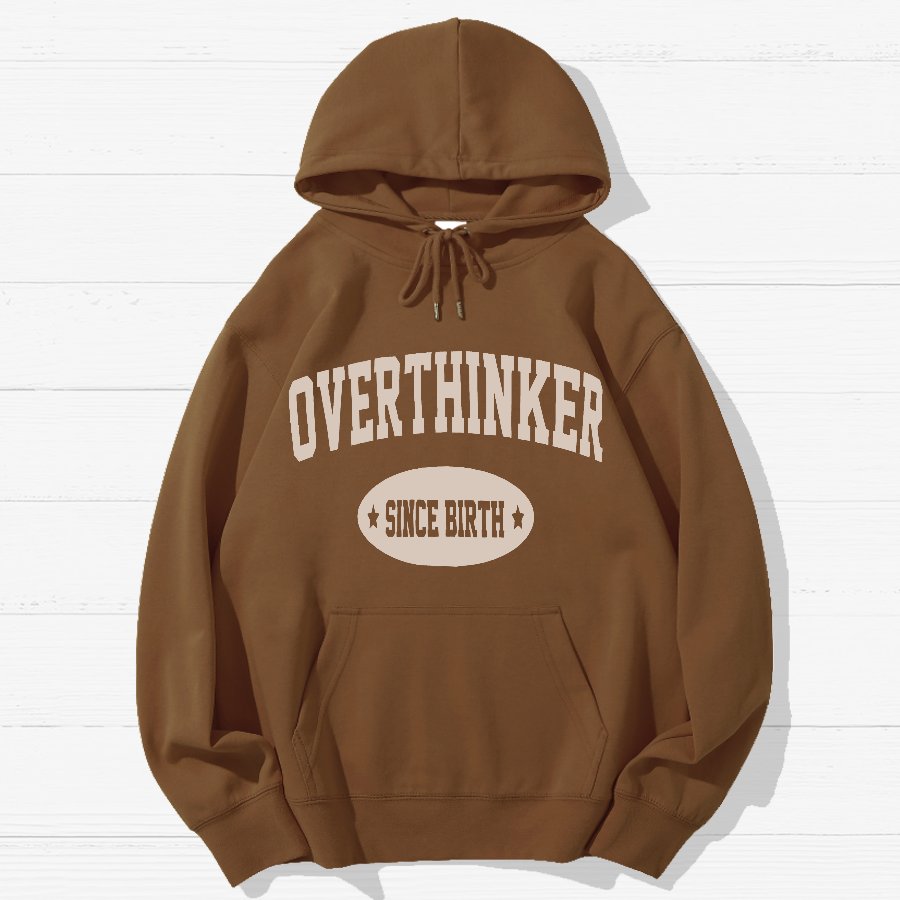 Overthinking Geek Cotton Hoodie