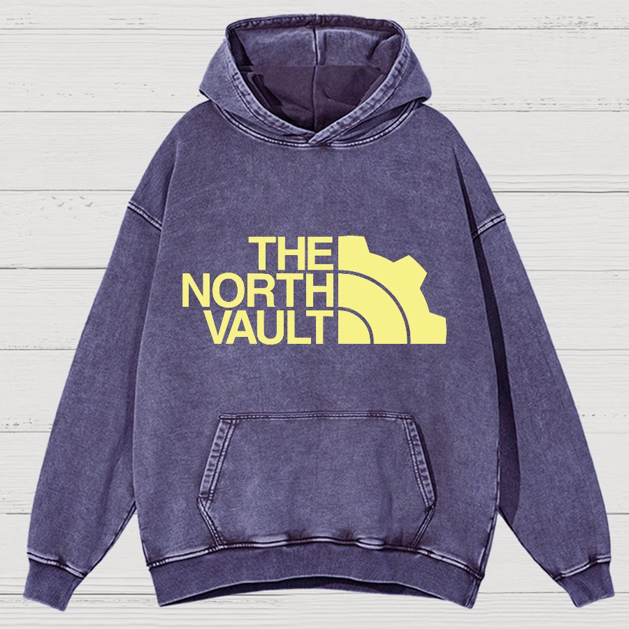 The North Vault  Vintage Distressed Hoodie