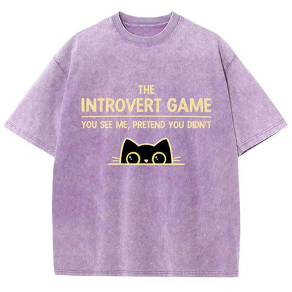 The Introvert Game Vintage Distressed T-shirt