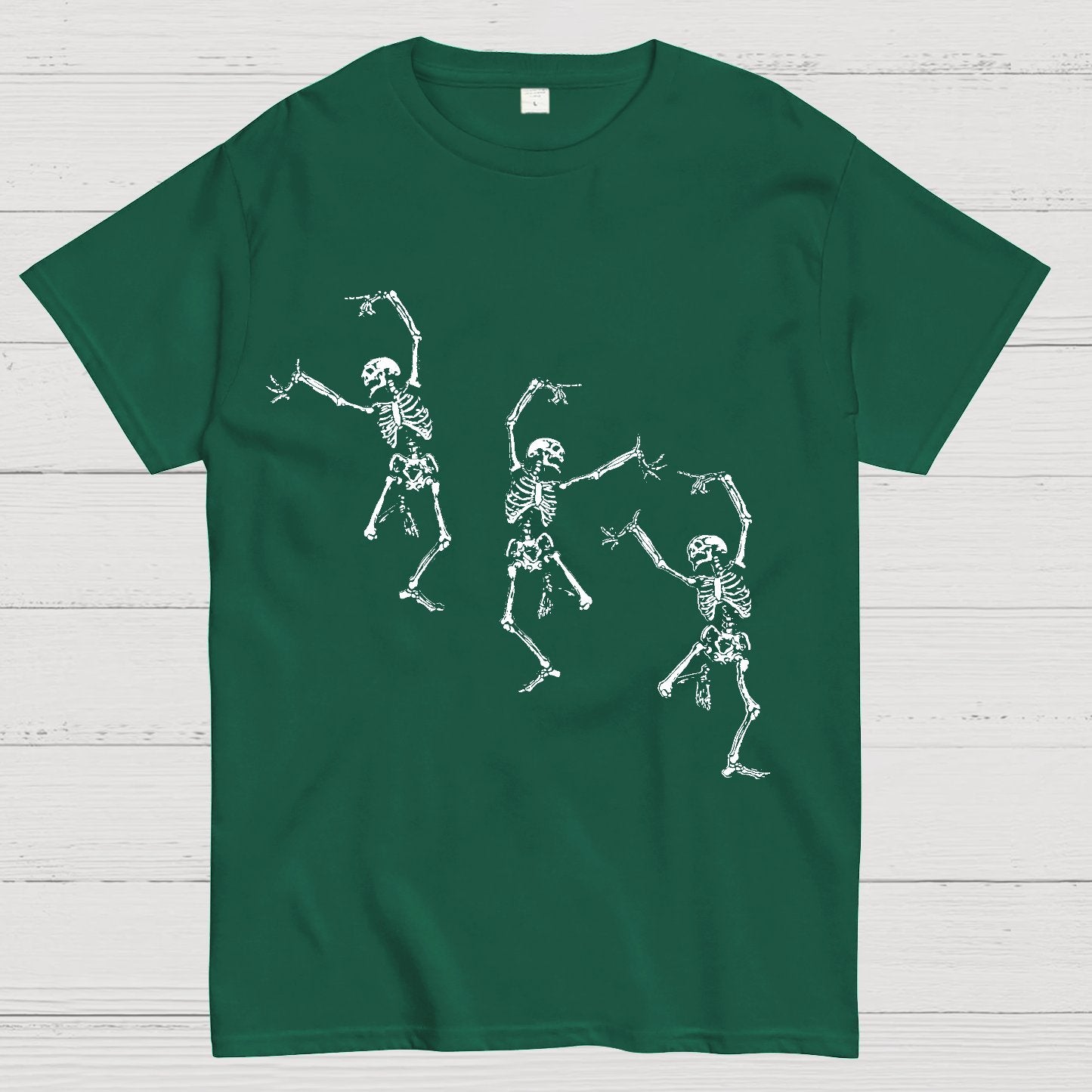 Skeleton Dancing Halloween Geeky T-Shirt