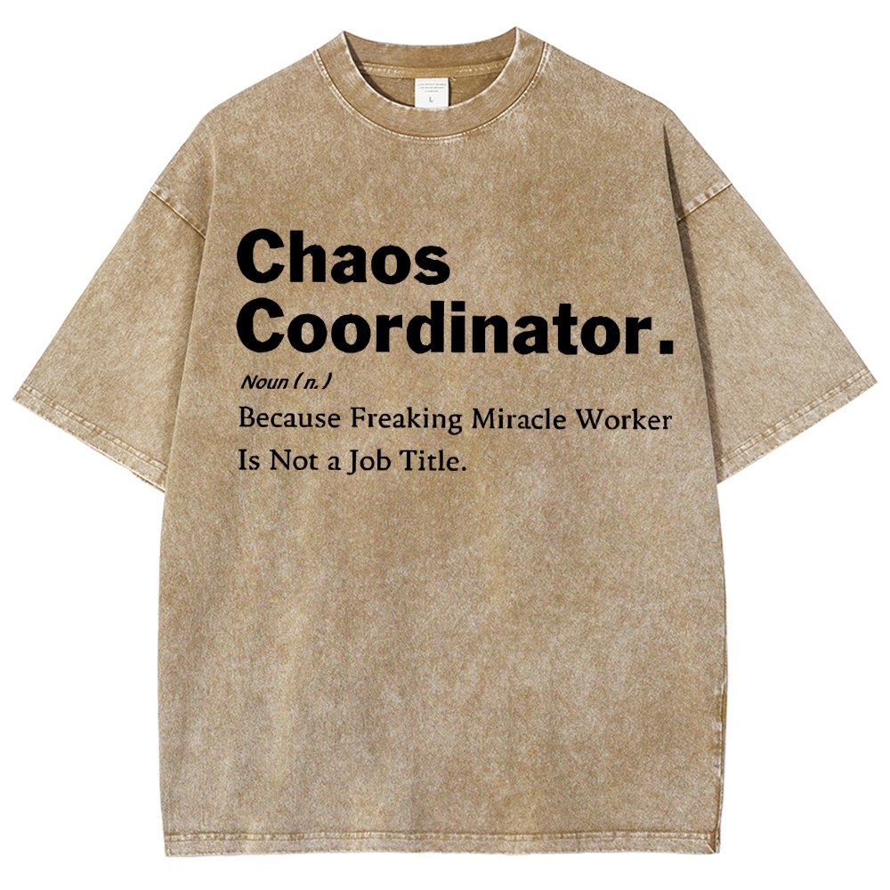 ChaosCraft Vintage Distressed T-shirt
