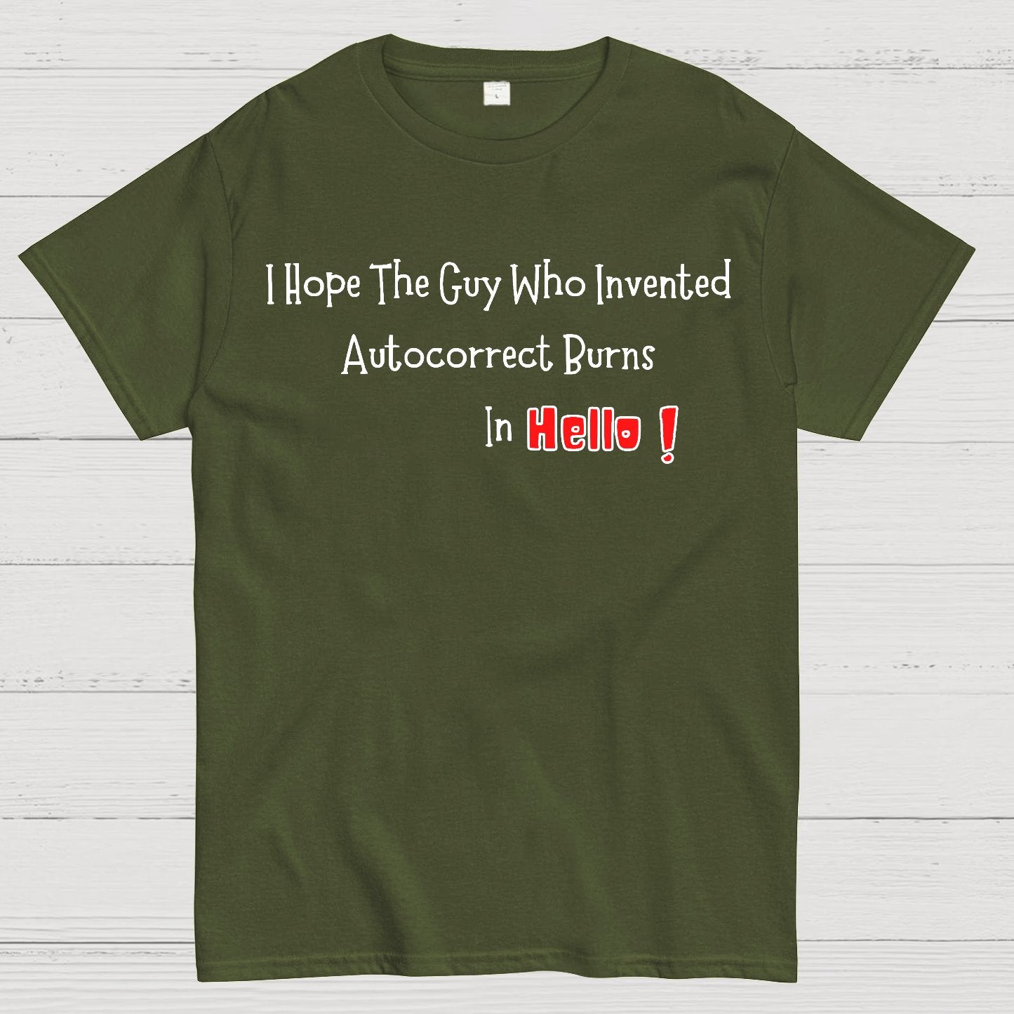Autocorrect Fail Geek T-Shirt