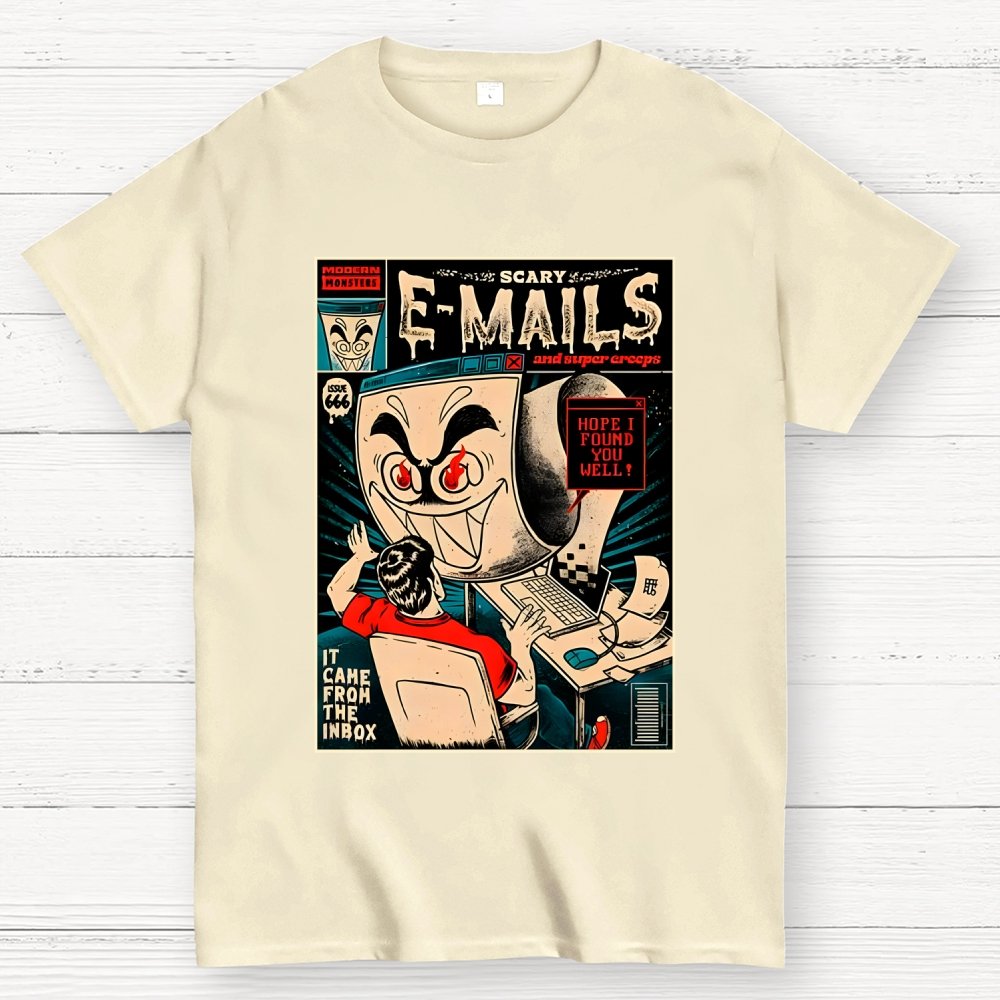 Scary E-mails Geek T-Shirt