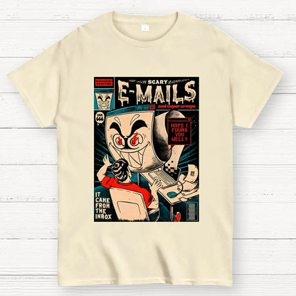 Scary E-mails Geek T-Shirt