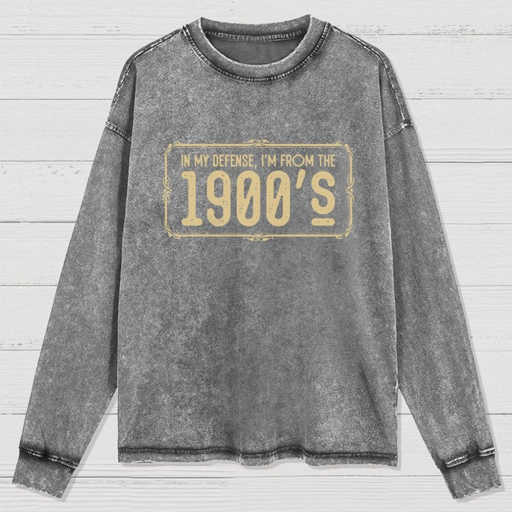 Cut Me Some Slack Washed Long Sleeve Tee