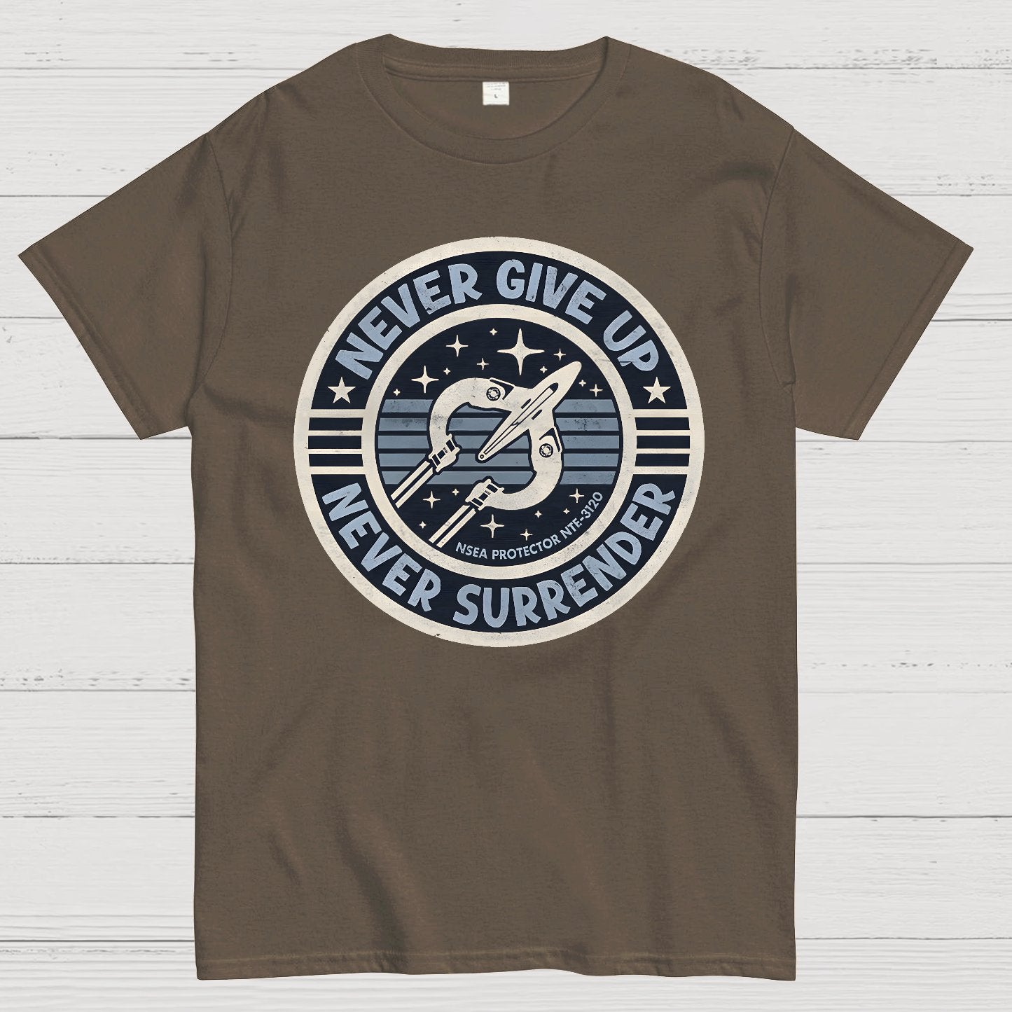 Never Give Up, Never Surrender! Geek T-Shirt