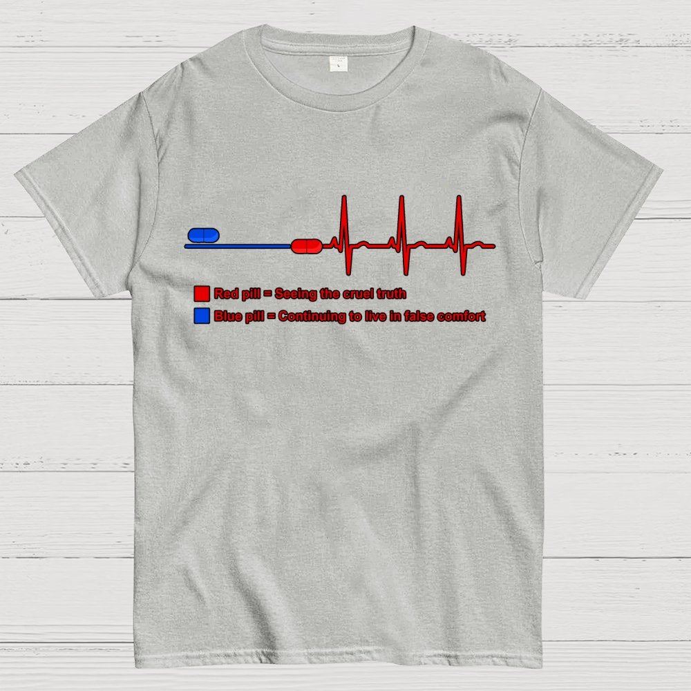 Red pills and blue pills Geek T-Shirt