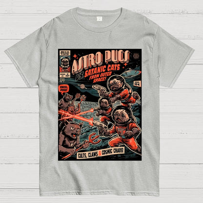 Astro Pugs Geek T-Shirt
