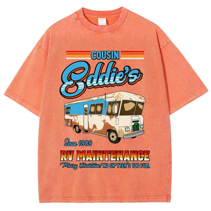 Holiday RV maintenance Christmas Humor Vintage Distressed T-shirt