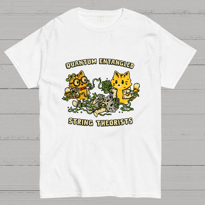 Quantum Entangled String Theorists Geek T-Shirt