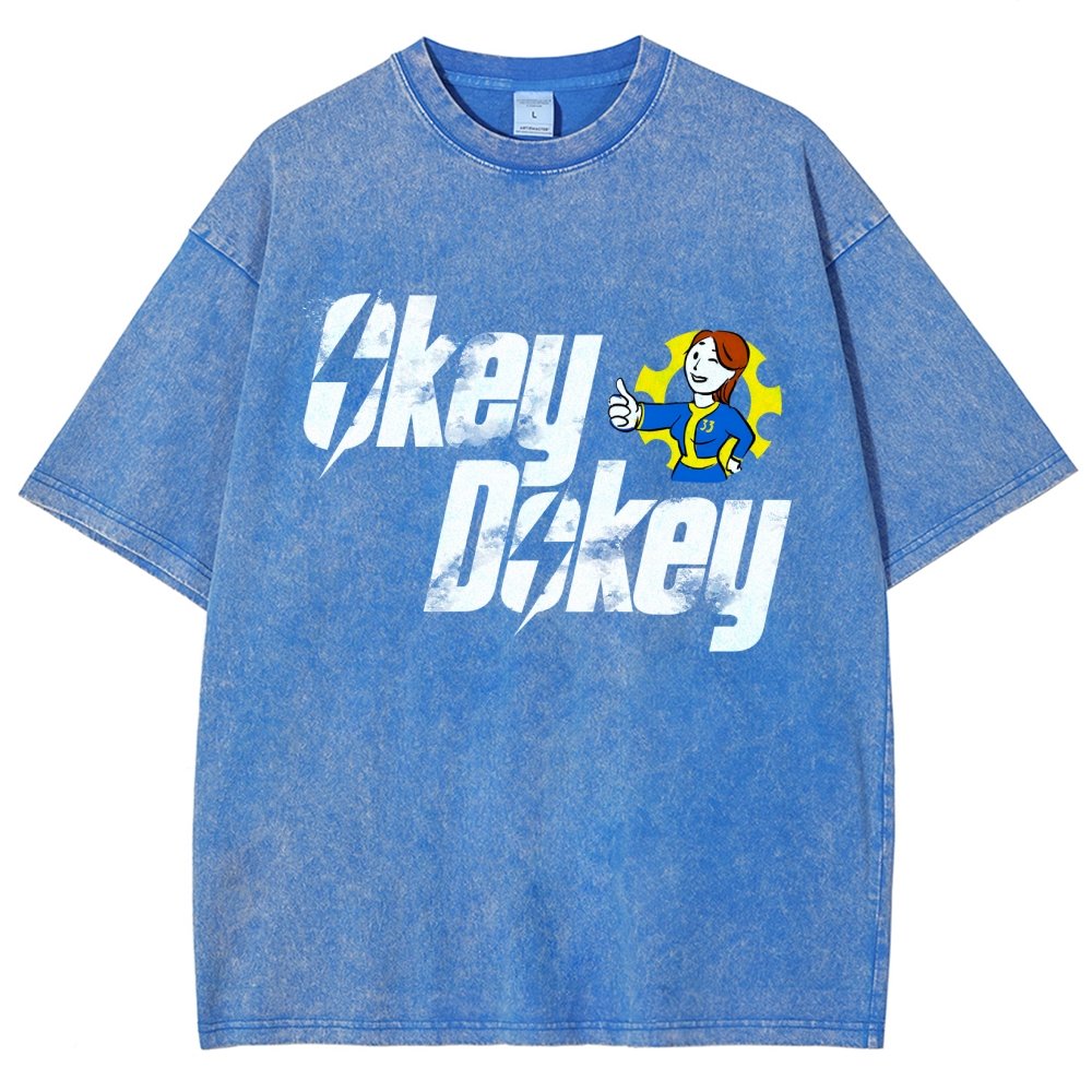 Okey Dokey Vintage Distressed T-shirt