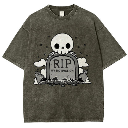 Rip My Motivation Vintage Distressed T-shirt