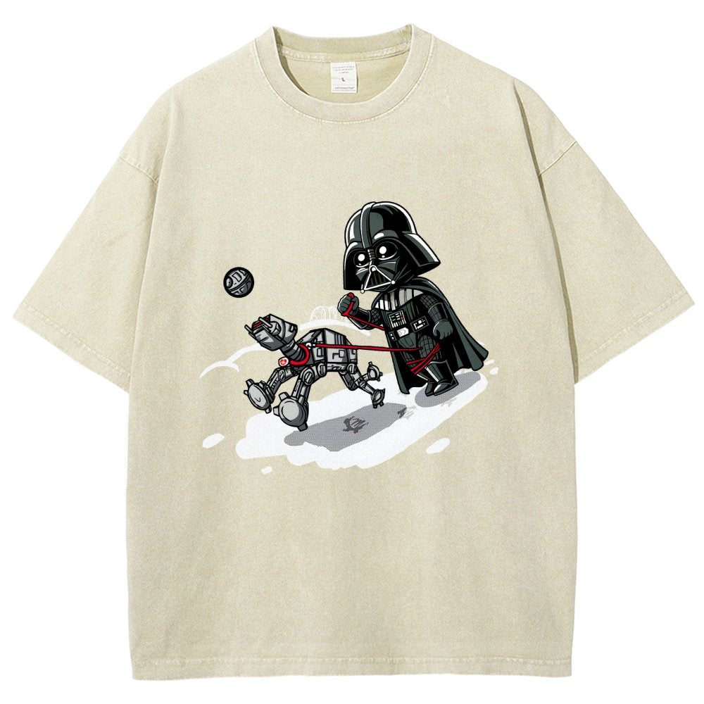 Even villains need to walk their pets Vintage Distressed T-shirt