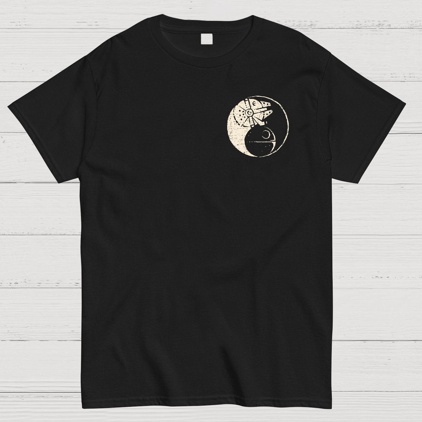 Balancing The Energy Front And Back Printing Geek T-Shirt