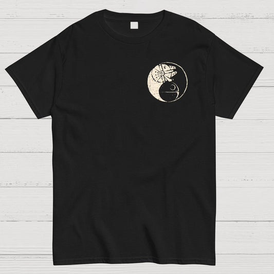 Balancing The Energy Front And Back Printing Geek T-Shirt