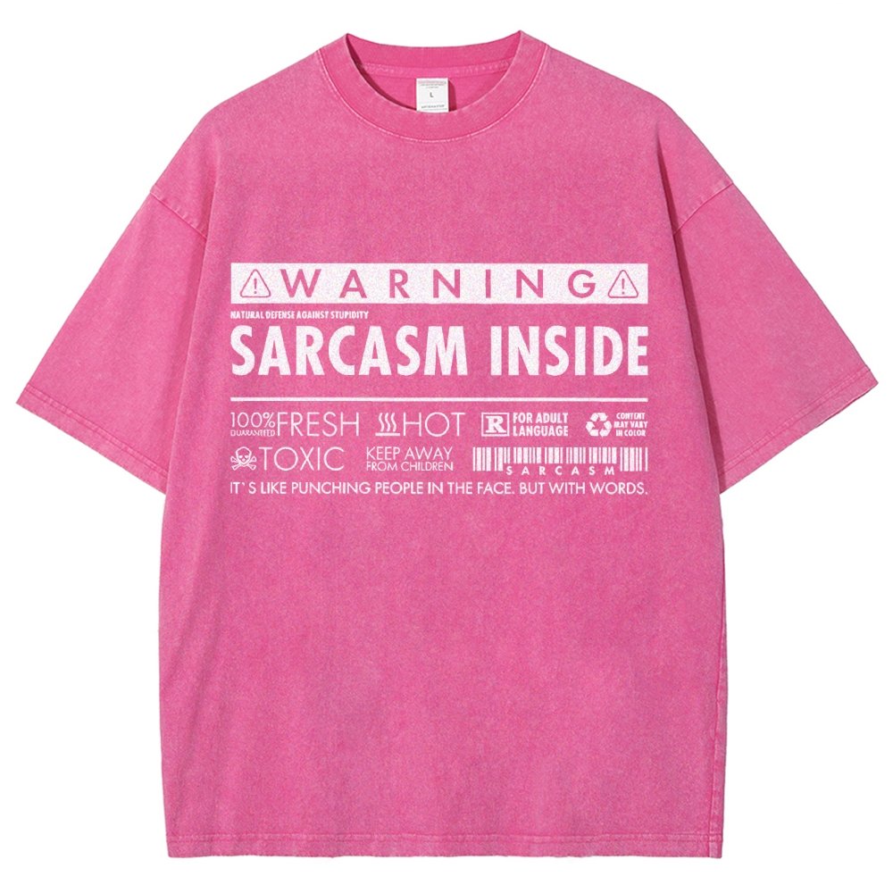 Sarcasm Inside Vintage Distressed T-shirt